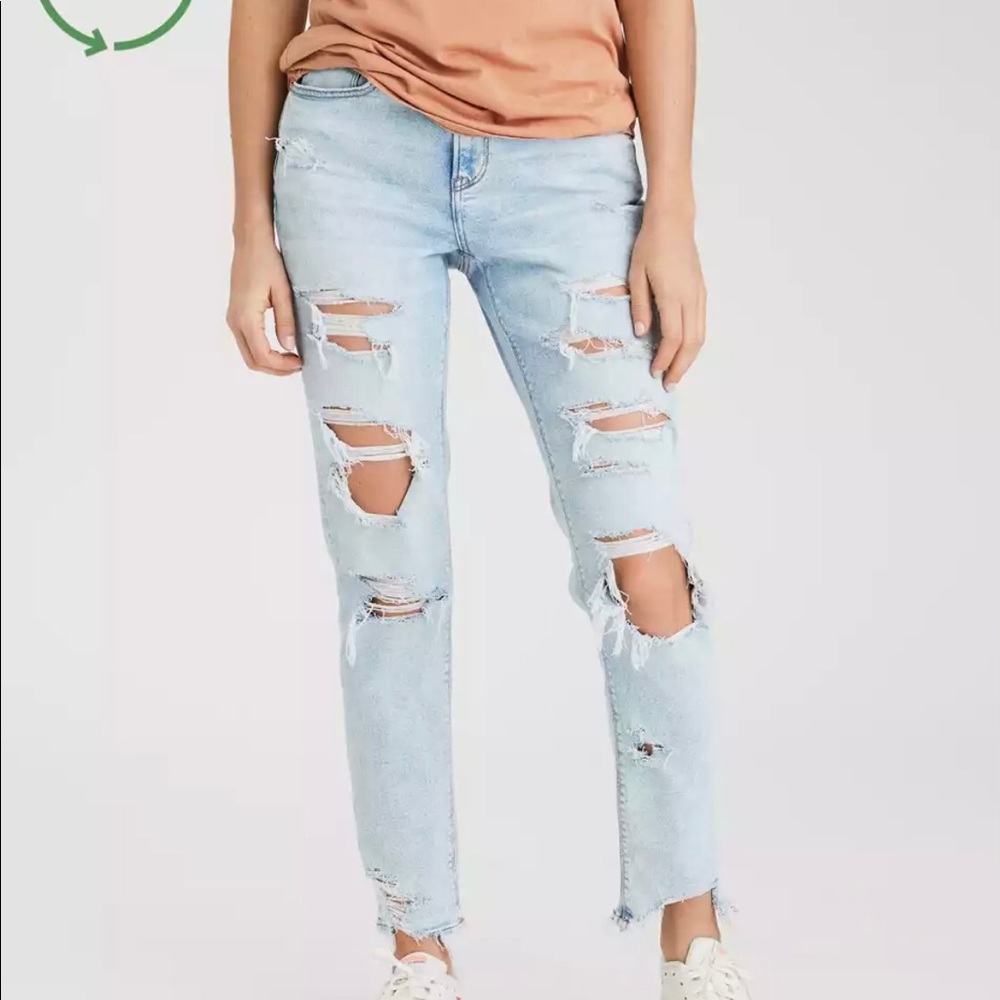 American eagle stretch mom jeans